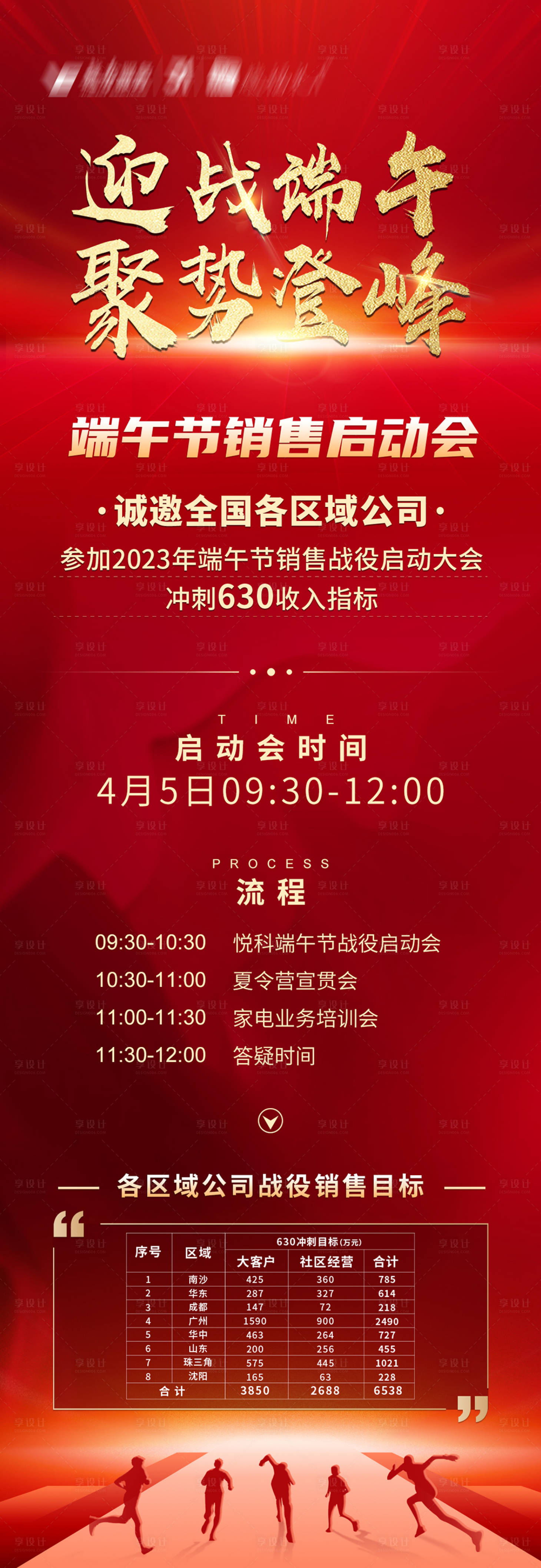 源文件下载【享设计】搜索编号：91970017065544091【红色邀请函招商端午喜庆海报】