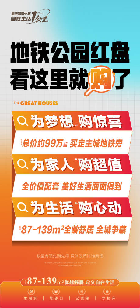 源文件下载【地产LOFT公寓项目价值点海报】编号：20230526204315875