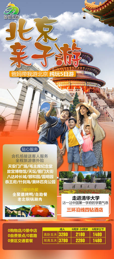 源文件下载【北京亲子游海报】编号：31930016786501988