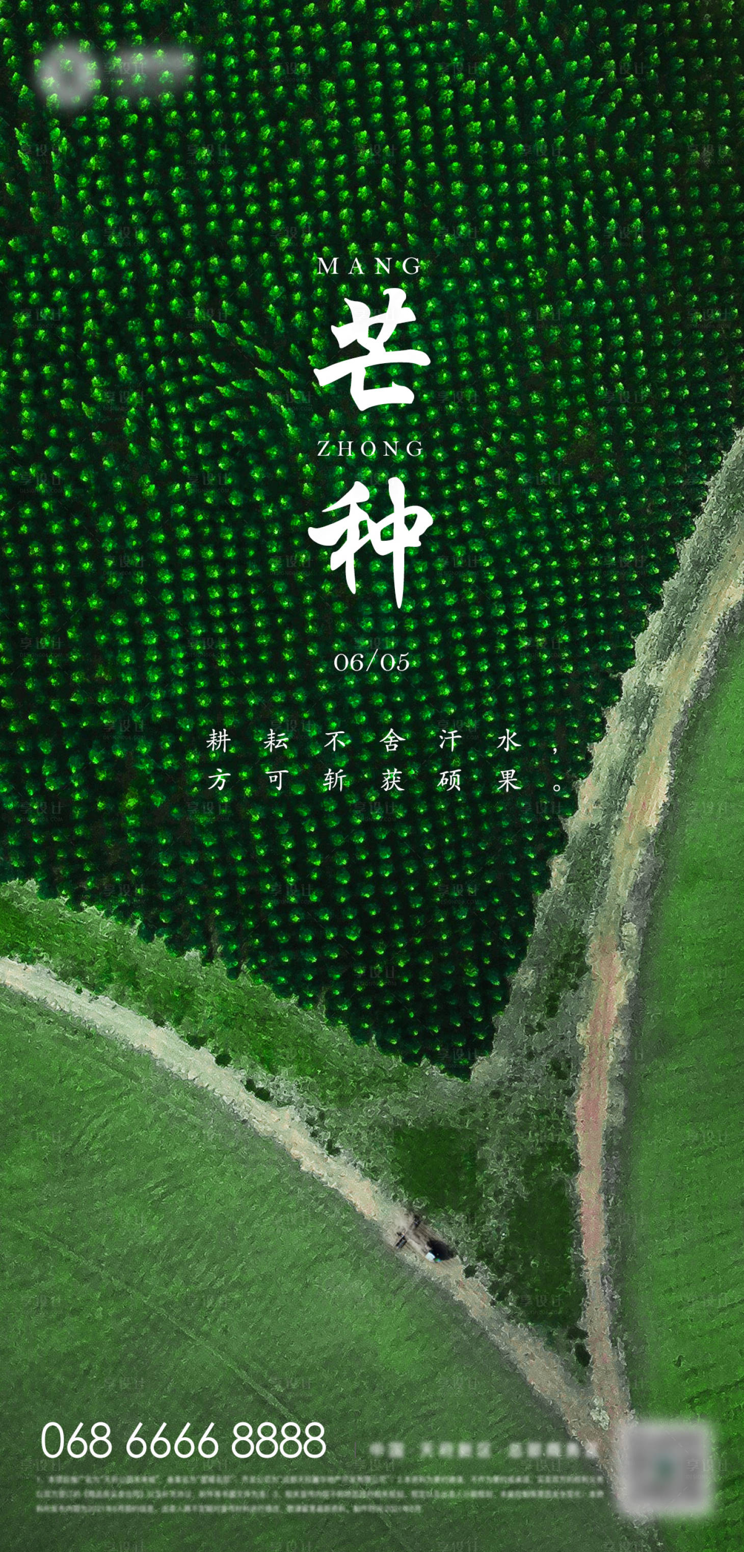 源文件下載【享設計】搜索編號：62310017064217329【地產芒種節氣海報】