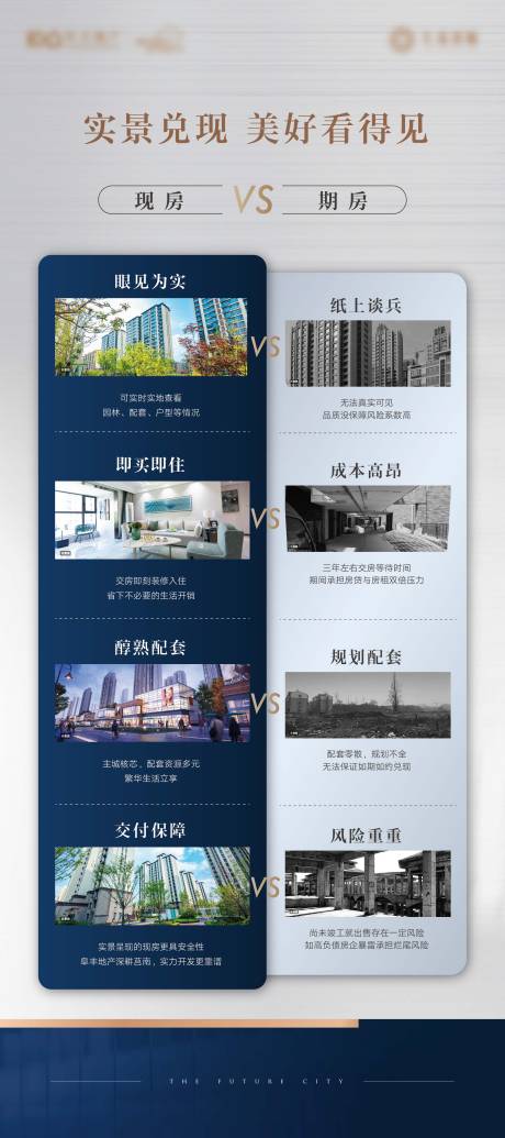 源文件下载【享设计】搜索编号：78480016850973730【地产对比海报】