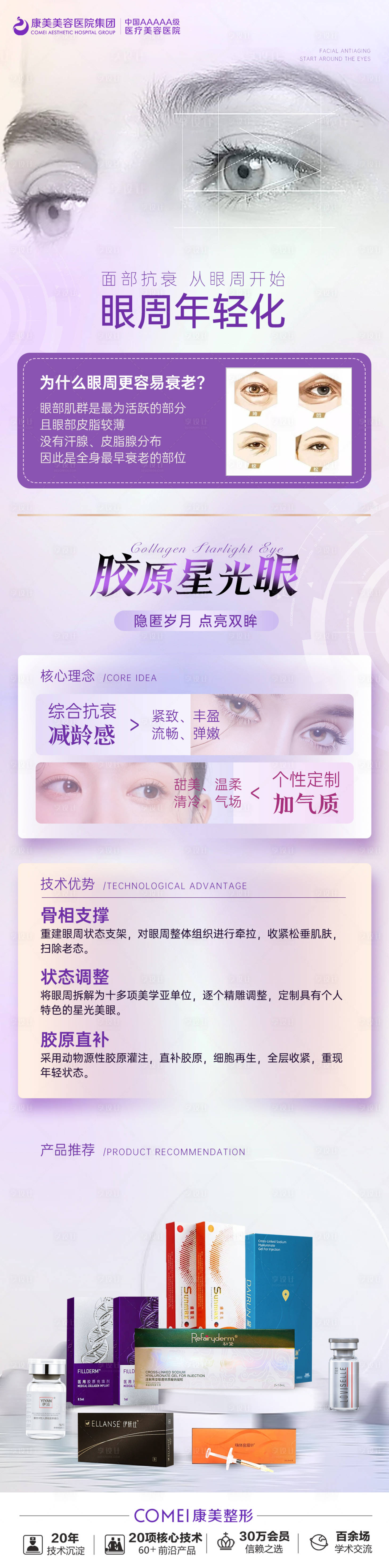 源文件下载【享设计】搜索编号：45250016433331866【胶原星光眼】