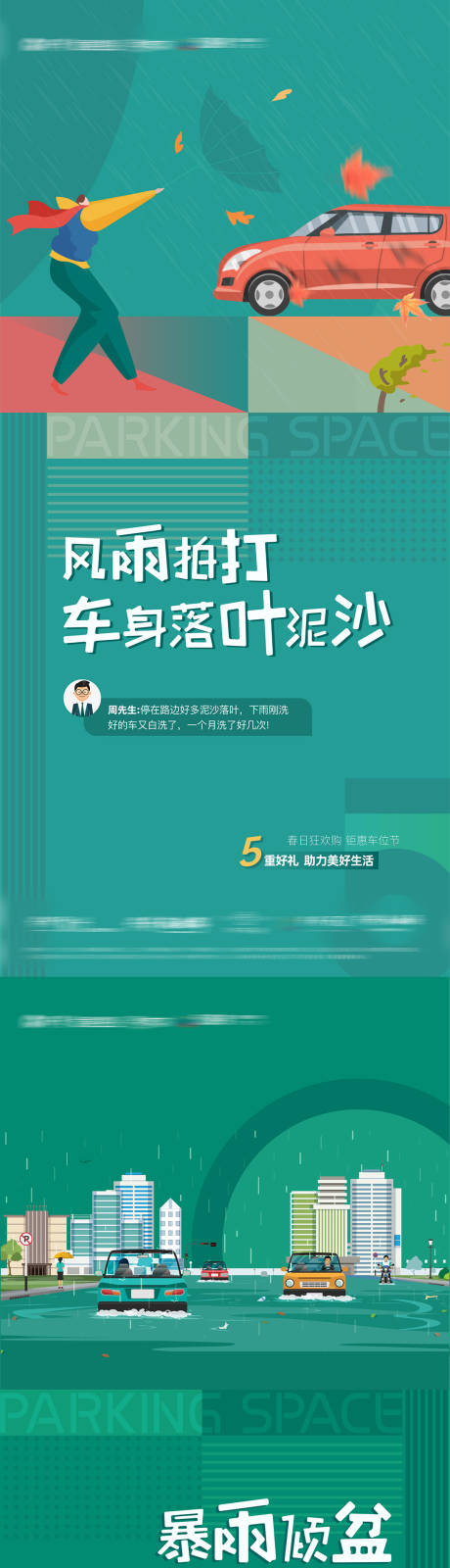 源文件下载【车位系列海报】编号：20230505140601228