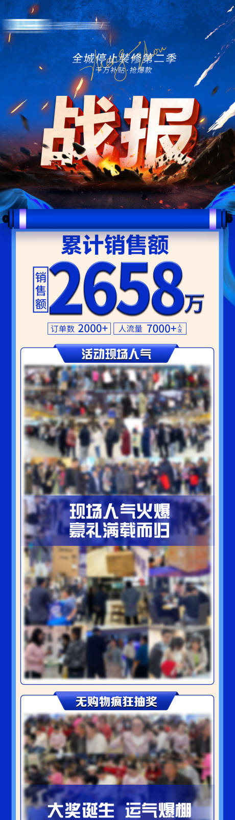源文件下载【地产蓝色大气活动战报长图】编号：75020016798128980