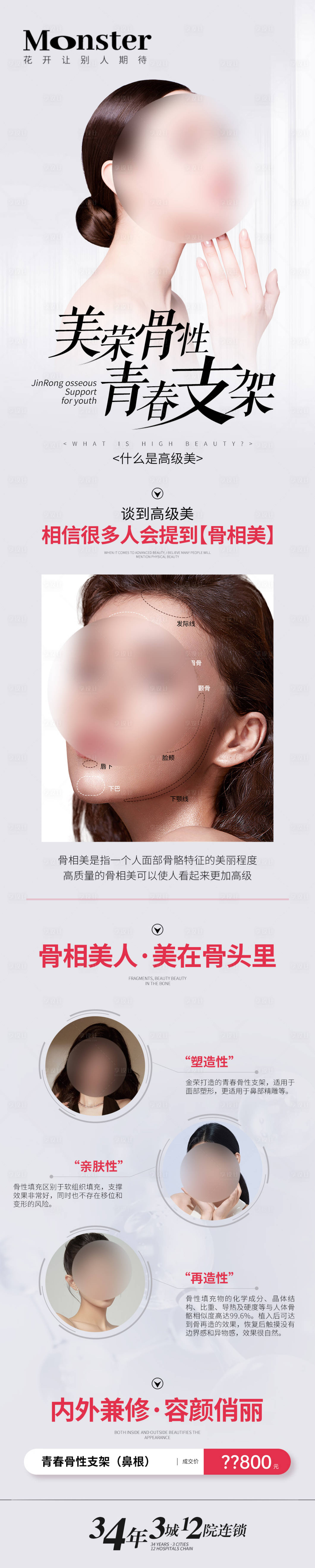 源文件下載【享設(shè)計】搜索編號：17560017016096055【醫(yī)美骨雕專題】