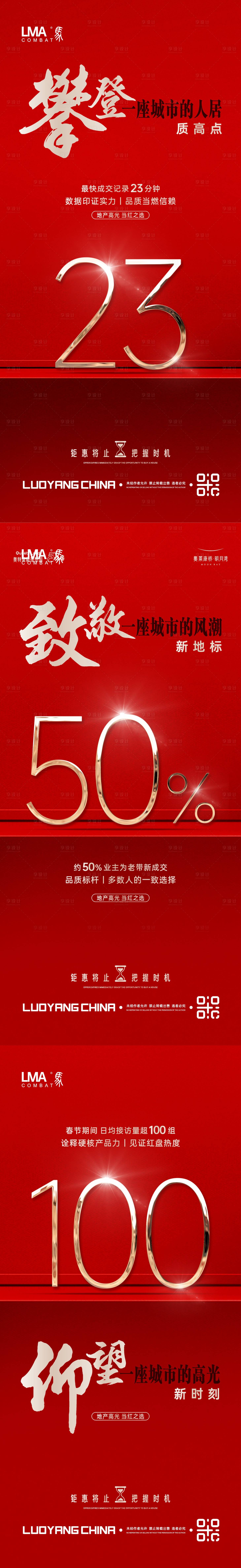 源文件下载【享设计】搜索编号：59600016681223947【地产热销红稿价值点优势加推刷屏】