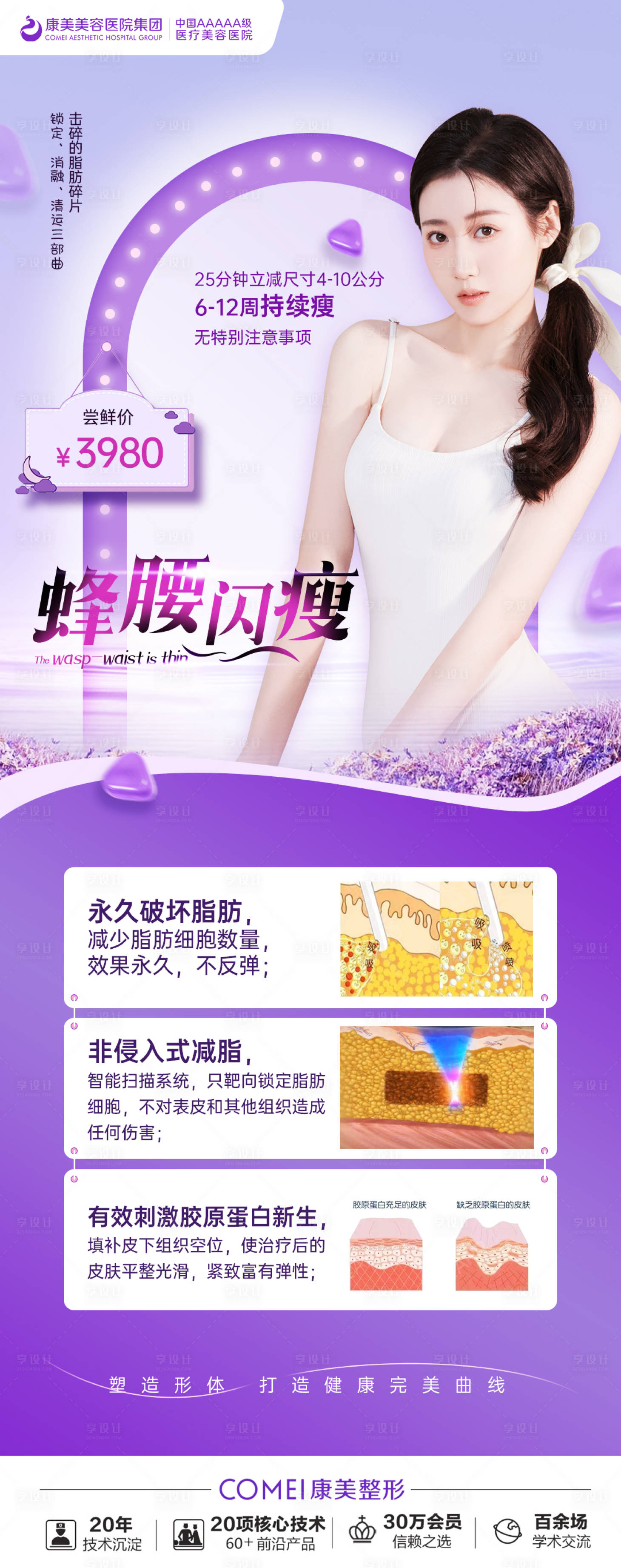 源文件下载【享设计】搜索编号：88750016433317110【医美闪瘦节】