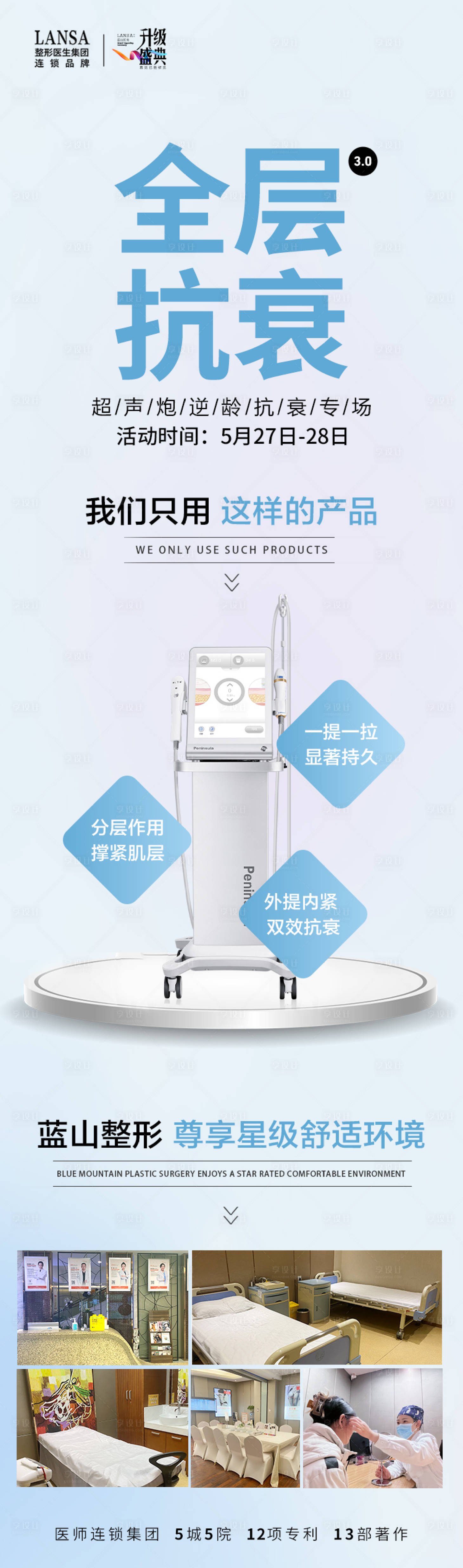 源文件下载【享设计】搜索编号：95270016980871841【超声炮专场海报长图】