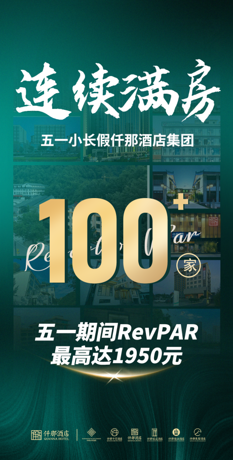 源文件下載【酒店捷報滿房出租率海報】編號：31420016893754957