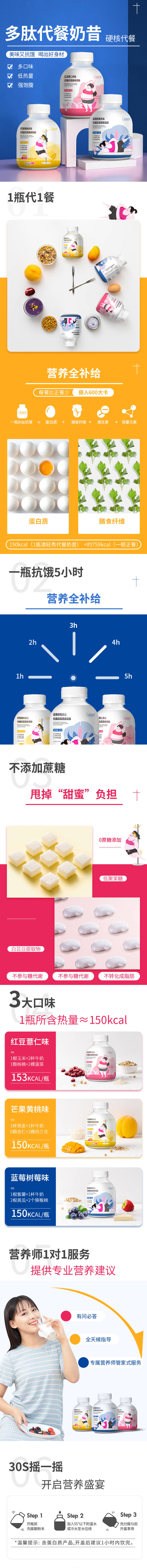 源文件下载【享设计】搜索编号：22460016504912564【代餐奶昔产品长图】