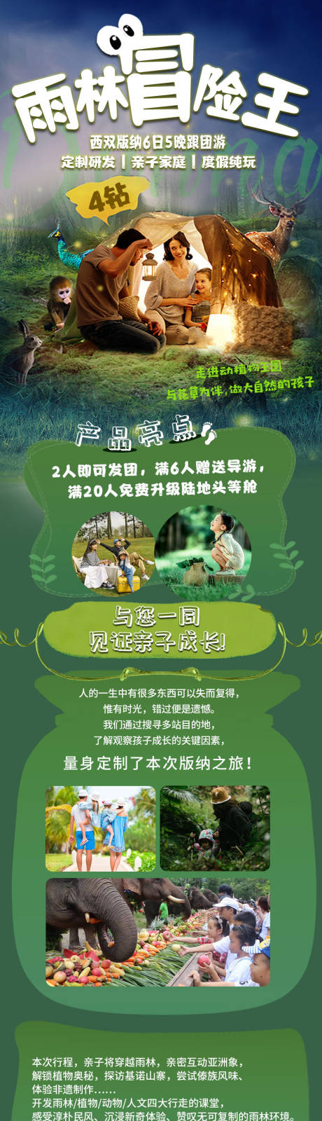 源文件下载【享设计】搜索编号：80540016720081639【雨林冒险王旅游详情页】