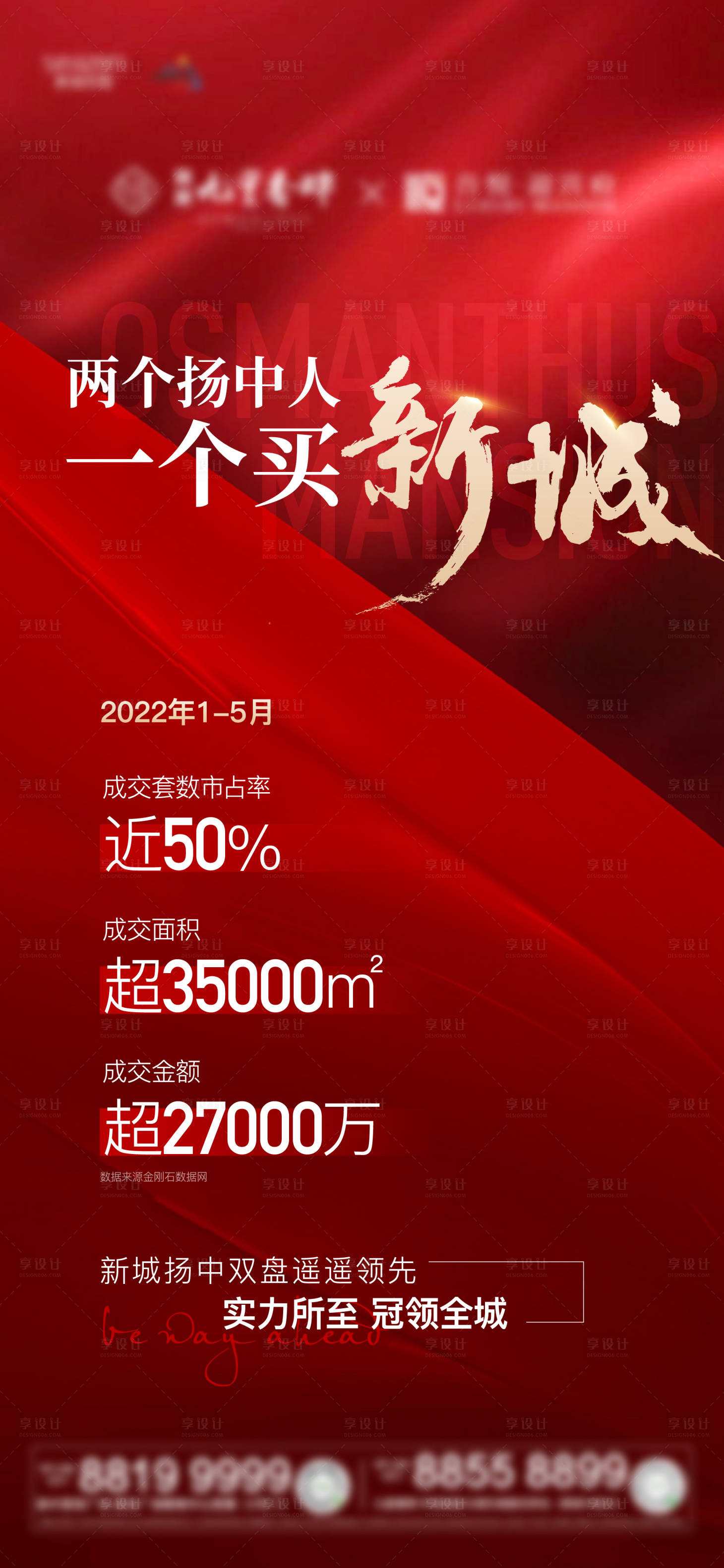 源文件下載【享設計】搜索編號：55250016449777268【房地產熱銷加推數據海報】