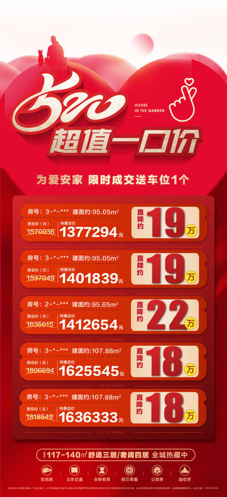 源文件下载【520特价房源一口价刷屏海报】编号：25910016977908615