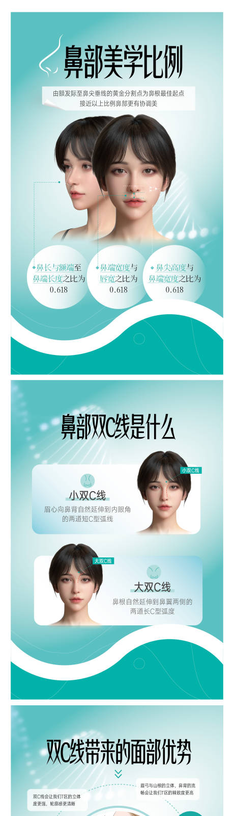 源文件下载【鼻部美学海报】编号：20230530171621770