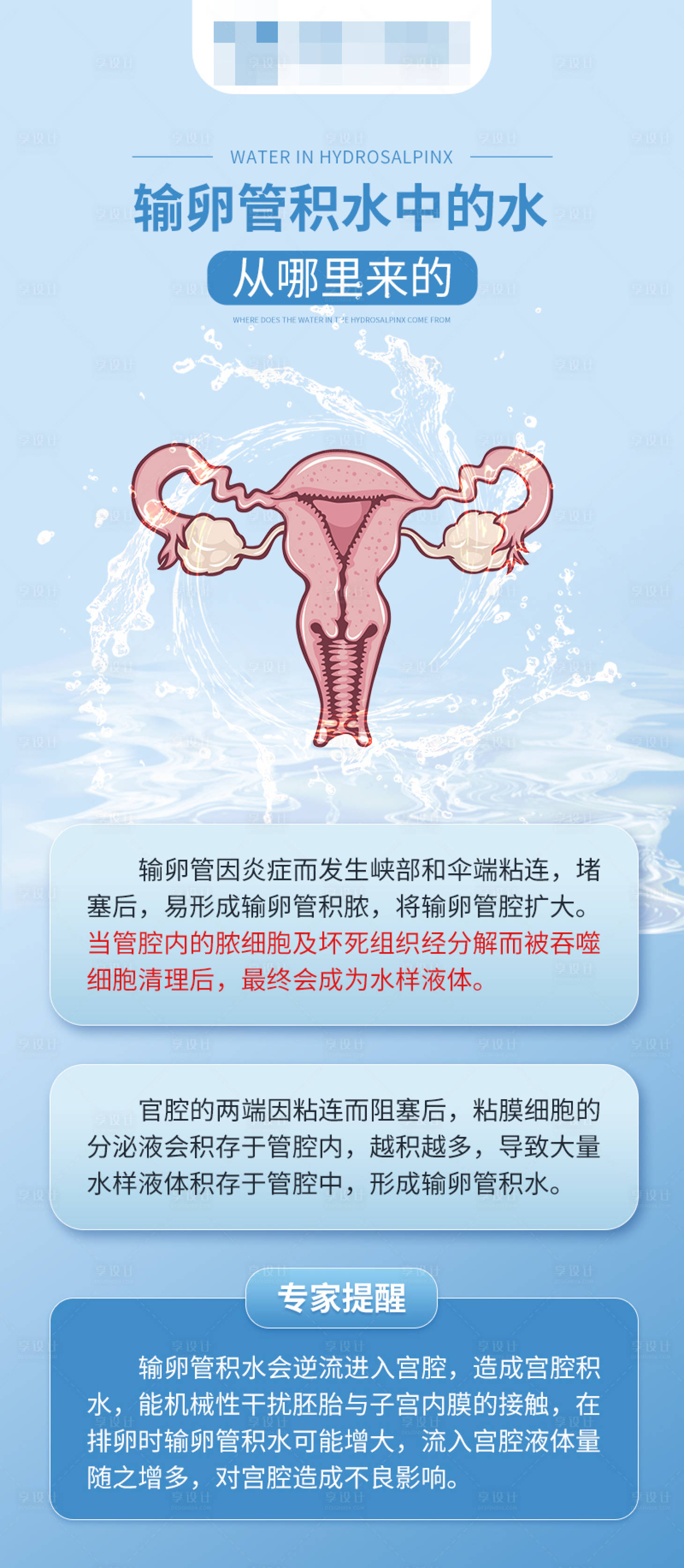 源文件下载【享设计】搜索编号：72800016711205869【妇科科普海报】