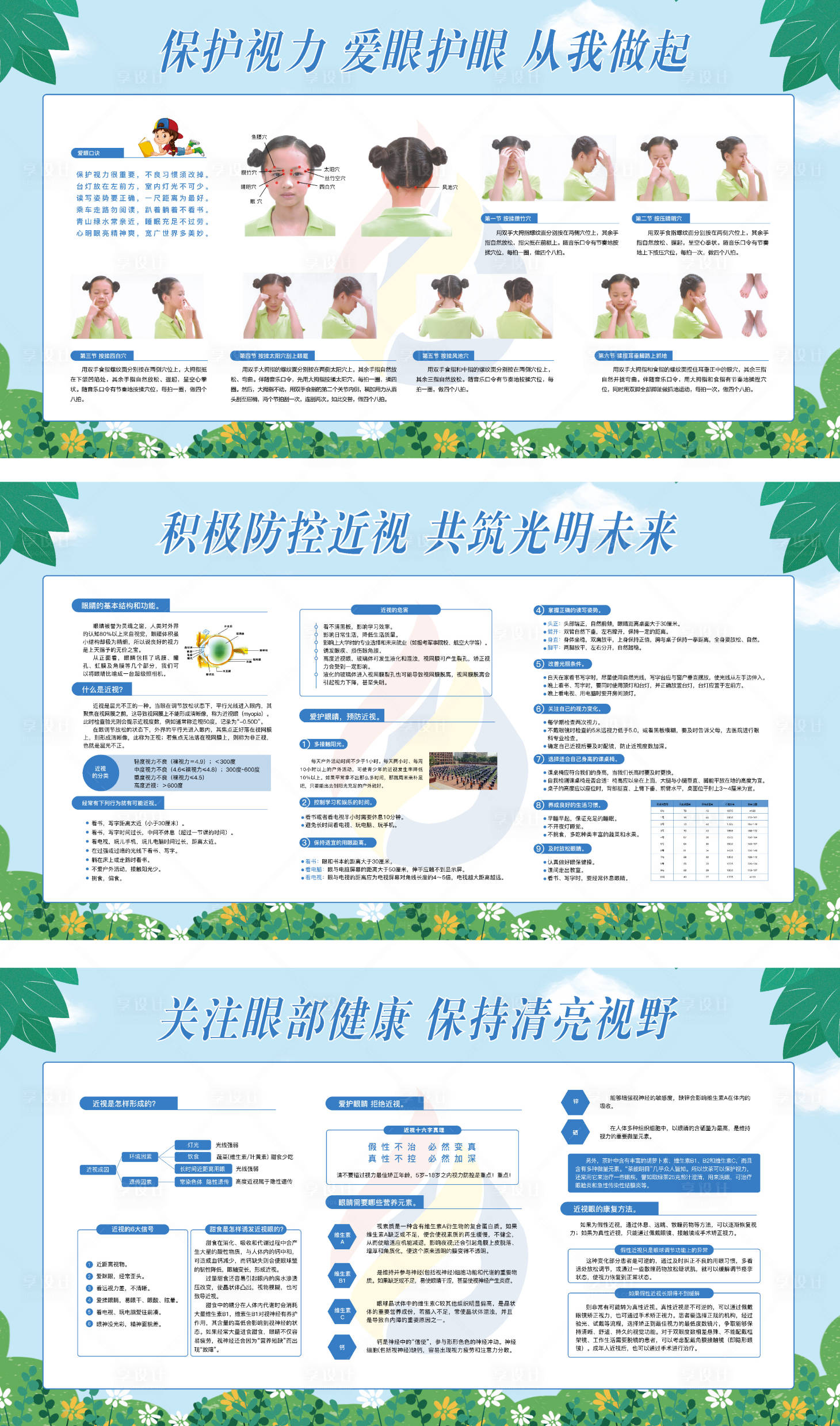 源文件下载【眼保健操展板】编号：72740016885156427