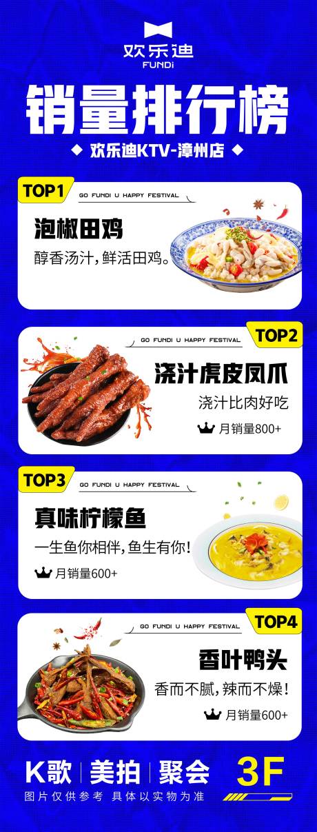 源文件下載【享設(shè)計】搜索編號：68480016748038464【銷量美食KYV排行榜展架】