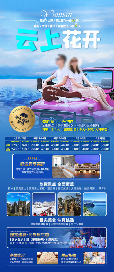 源文件下載【云南大理旅游海報】編號：28370017008465724