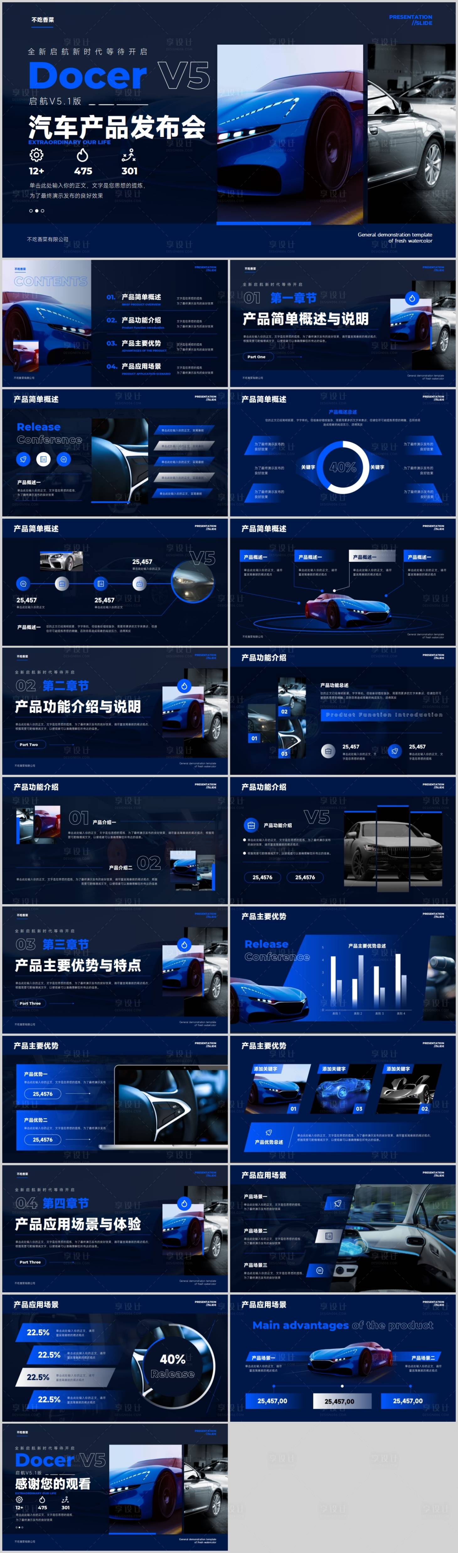 源文件下载【深色渐变汽车行业产品发布会】编号：70560016750868863