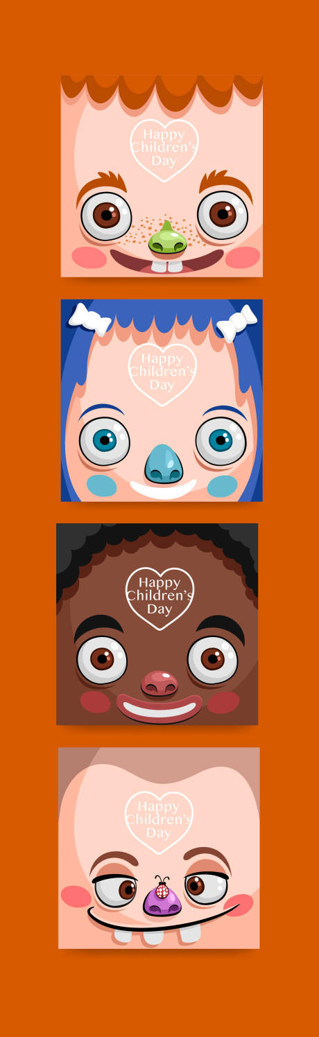 61儿童头像海报-源文件【享设计】
