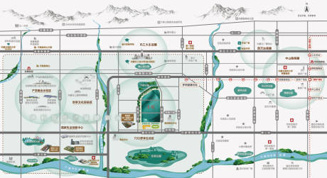 源文件下載【地產區位圖海報】編號：85440016653548031
