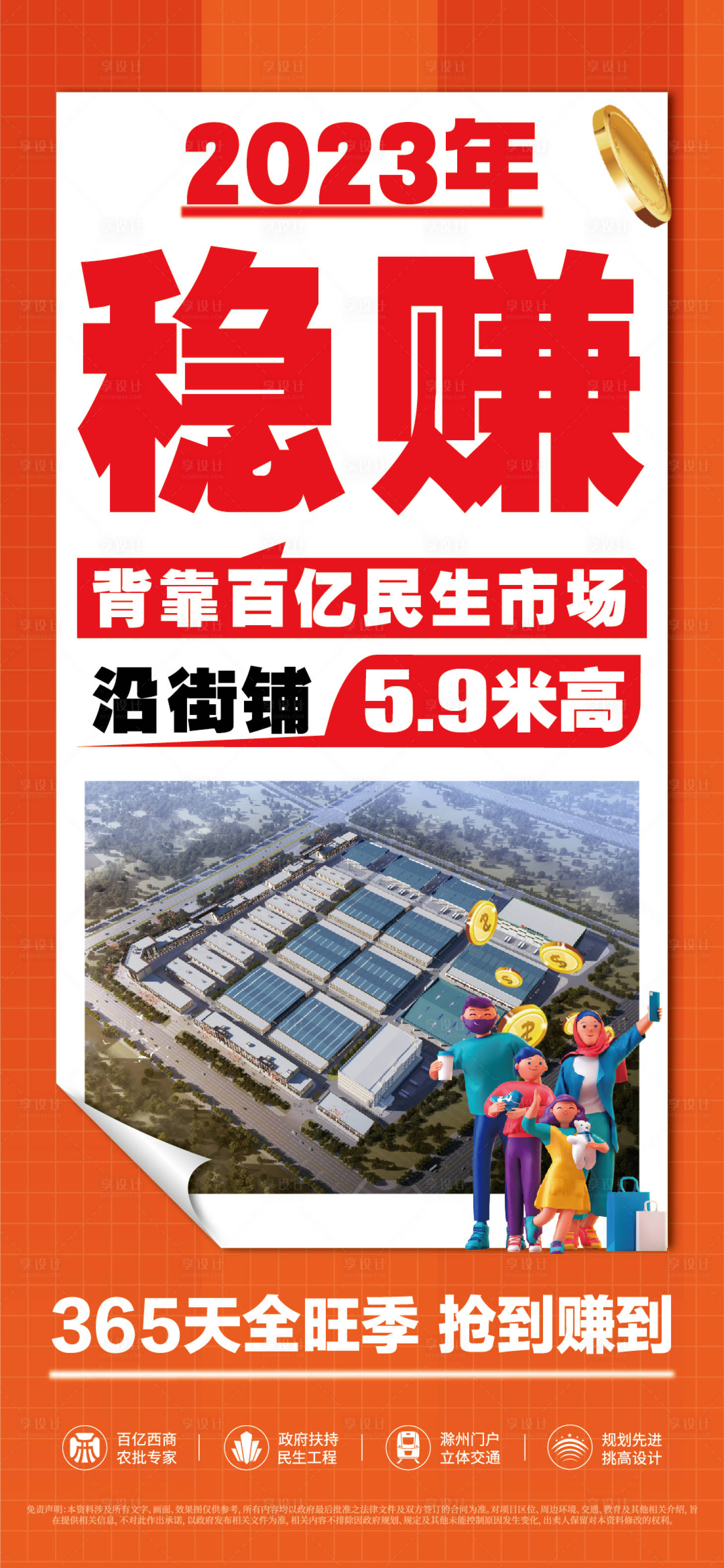 源文件下载【商铺投资价值点海报】编号：24530016872475149