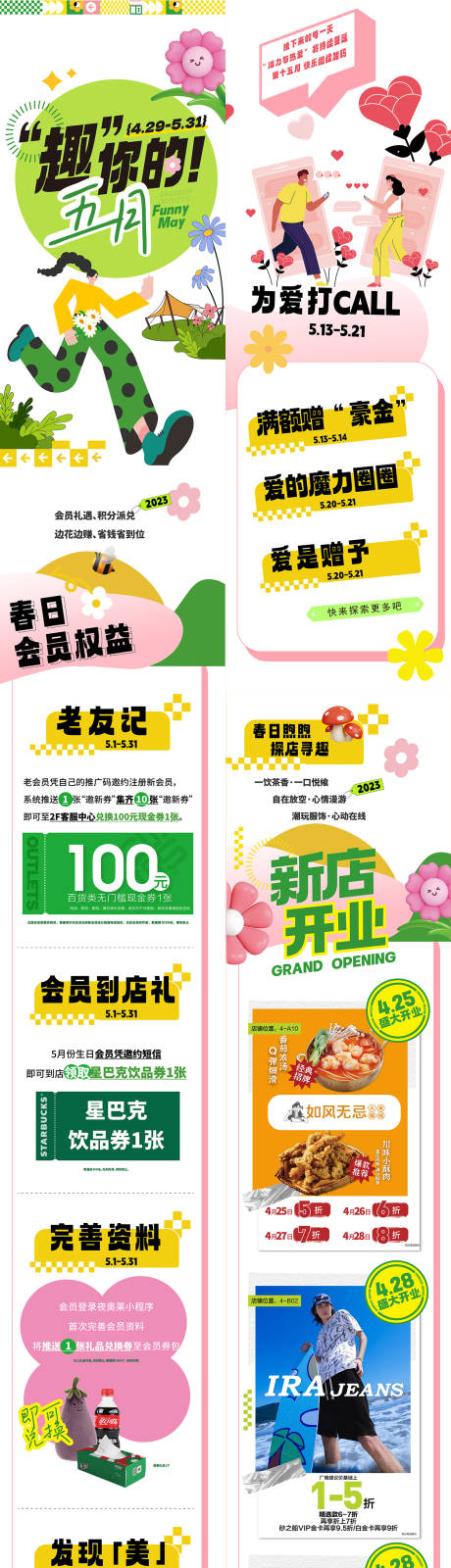源文件下载【商场出行游玩新店开业长图】编号：94610016681292043