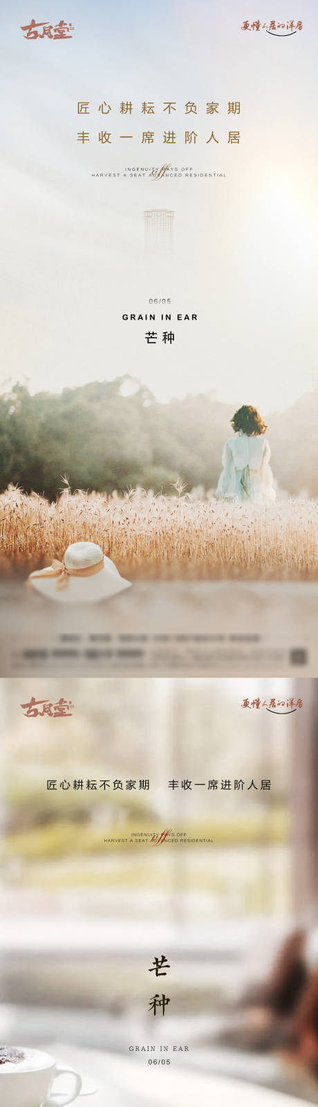 源文件下载【芒种节气系列海报】编号：14810016541929081