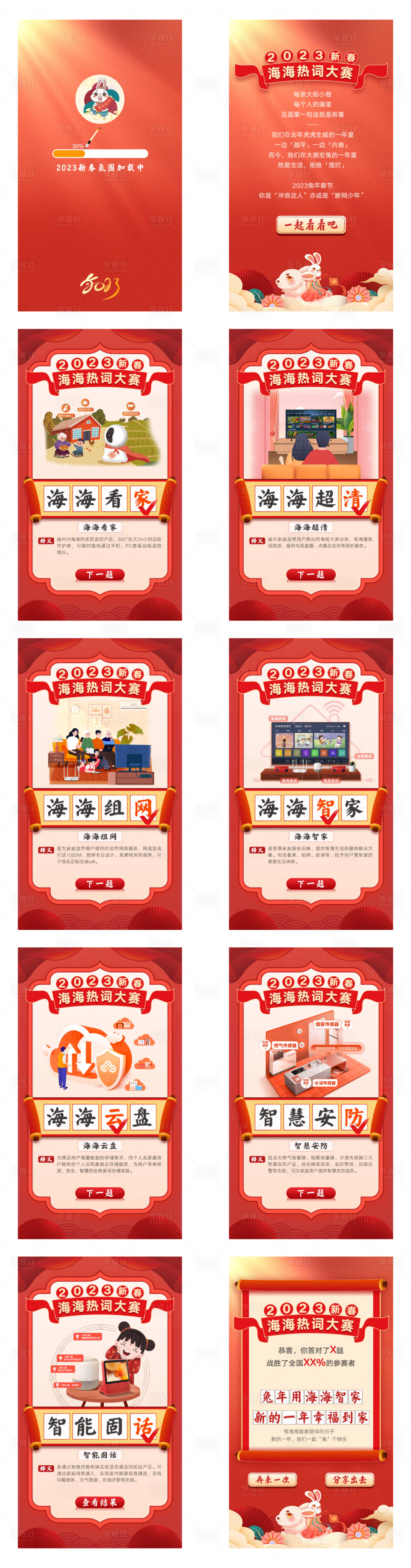 源文件下載【享設(shè)計】搜索編號：57650017035568948【新春猜謎語H5】