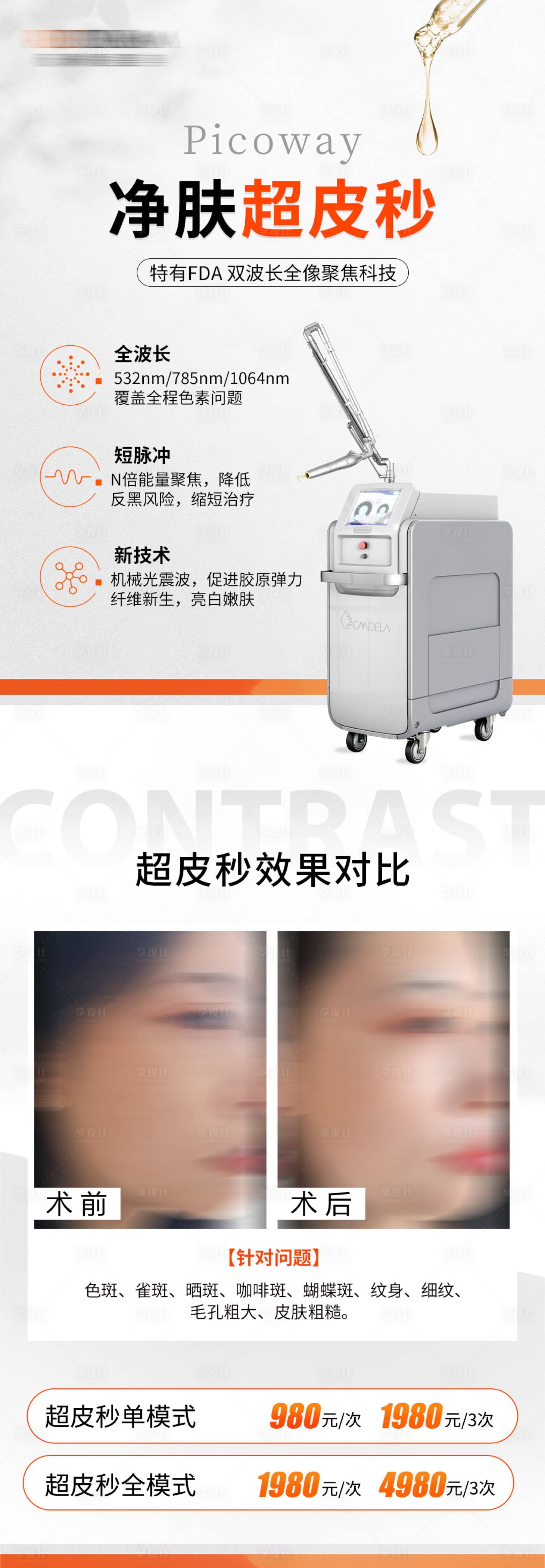 医美超皮秒PSD广告设计素材海报模板免费下载-享设计