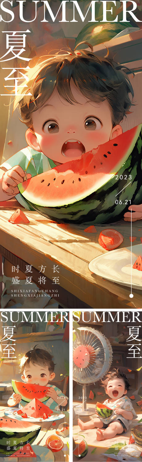 源文件下载【享设计】搜索编号：48520017361394295【夏至海报】
