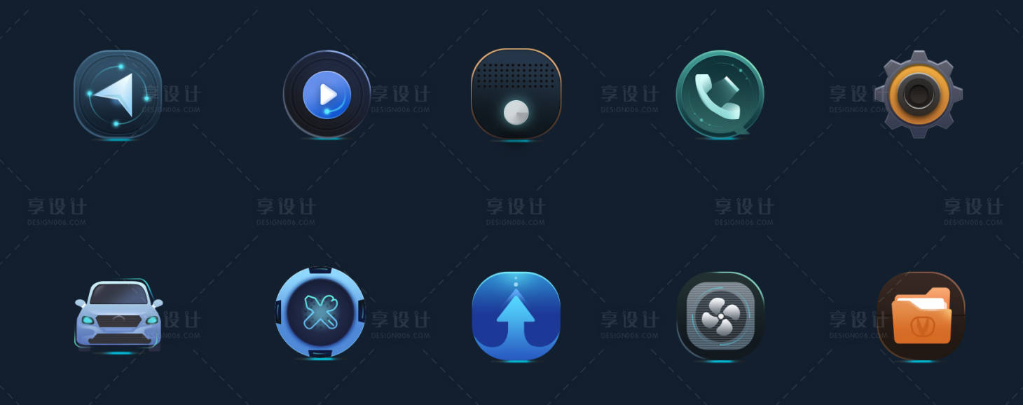 源文件下载【车载界面icon设计】编号：44500017295745419