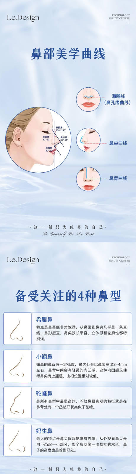 源文件下载【鼻部美学曲线海报】编号：40550017357392844