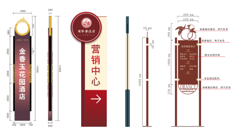 源文件下载【标识标牌园区引导索引指示牌立牌】编号：20230612114112371