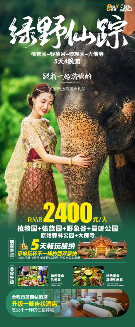 源文件下载【绿野仙踪版纳之旅海报】编号：31040017110229538