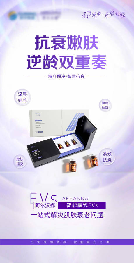 源文件下载【享设计】搜索编号：96810017080123713【抗衰嫩肤简约海报】
