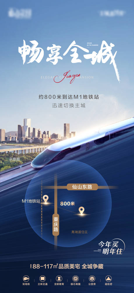 源文件下载【地产交通区位价值点海报】编号：39360017386697177