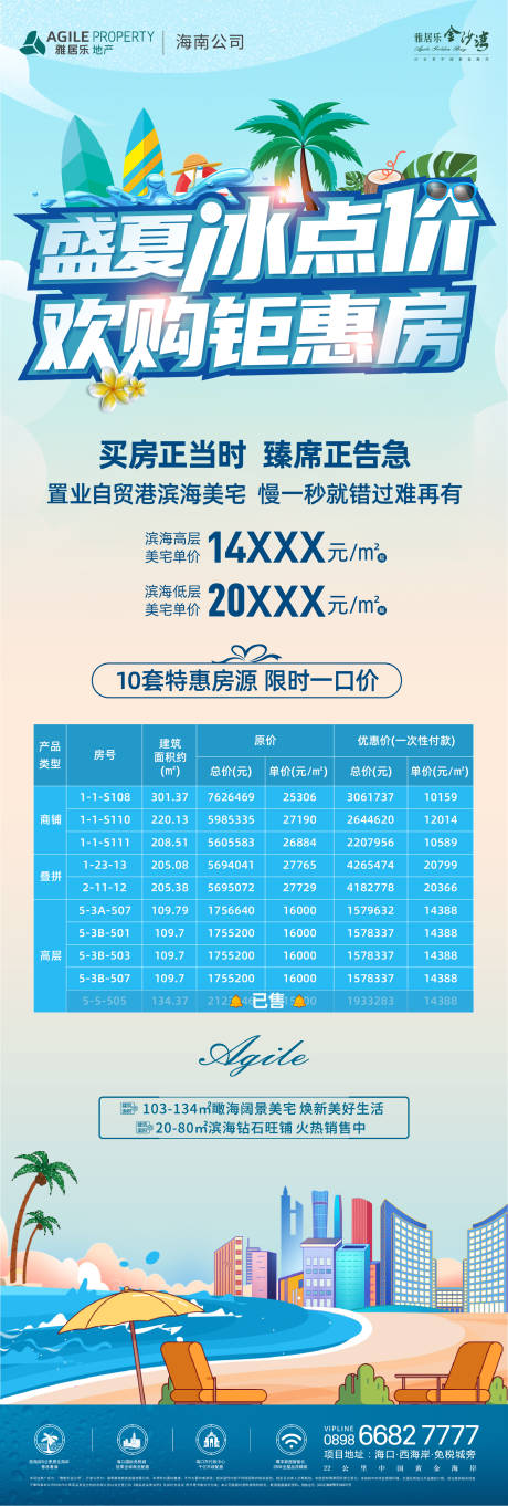 源文件下载【盛夏特价房长图】编号：41440017731107078
