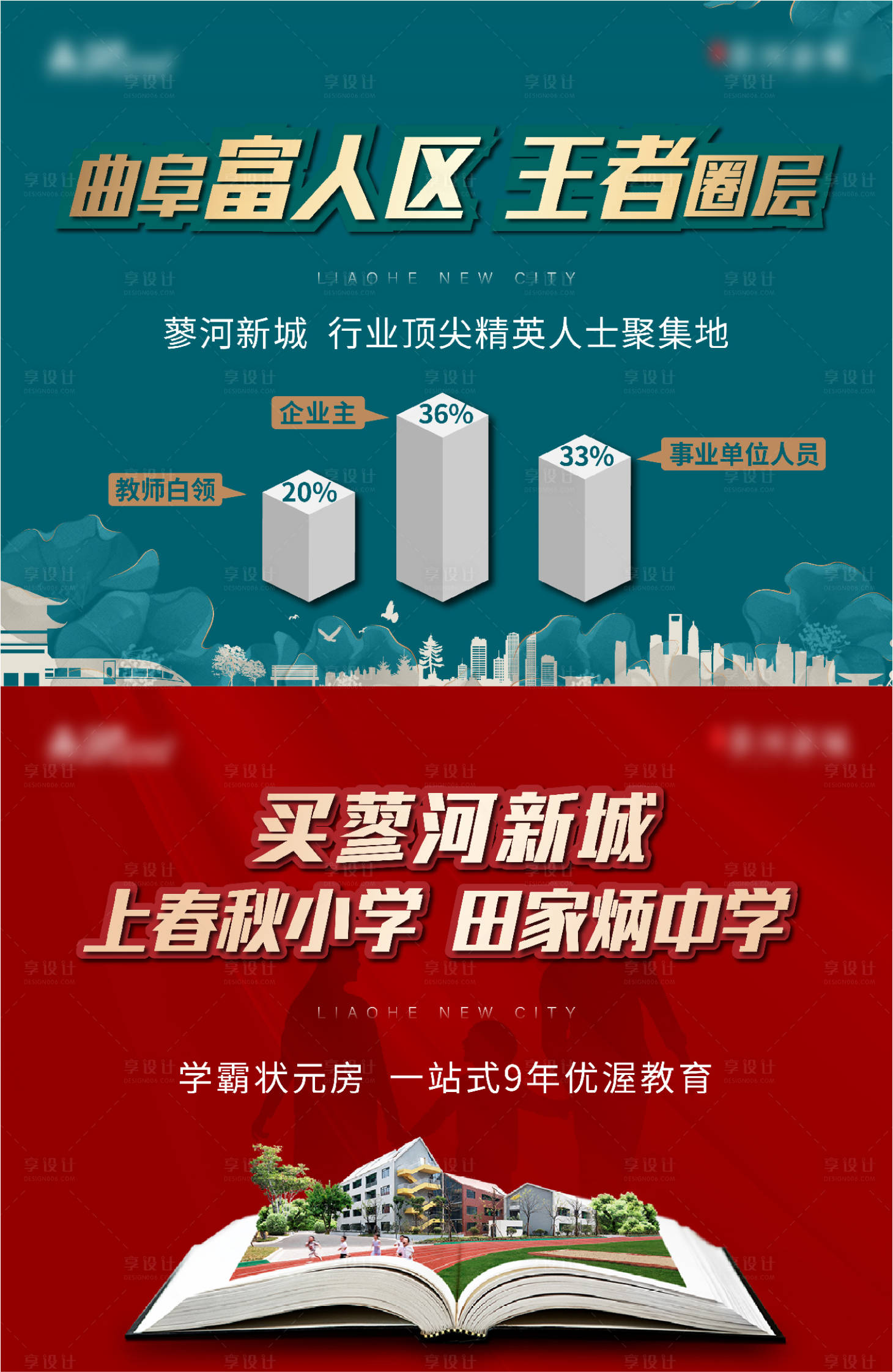 源文件下载【享设计】搜索编号：97470017651191396【地产教育圈层背景】