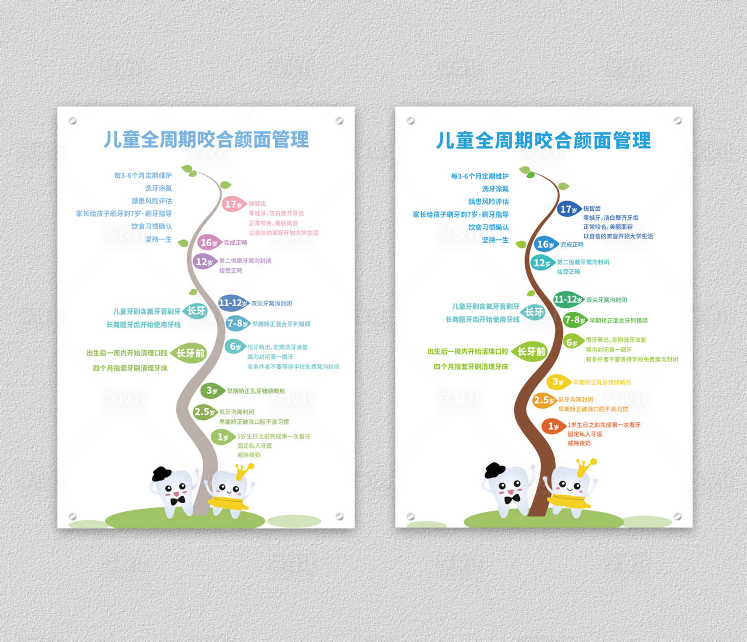 源文件下载【牙科诊所背景板】编号：25110017165757128