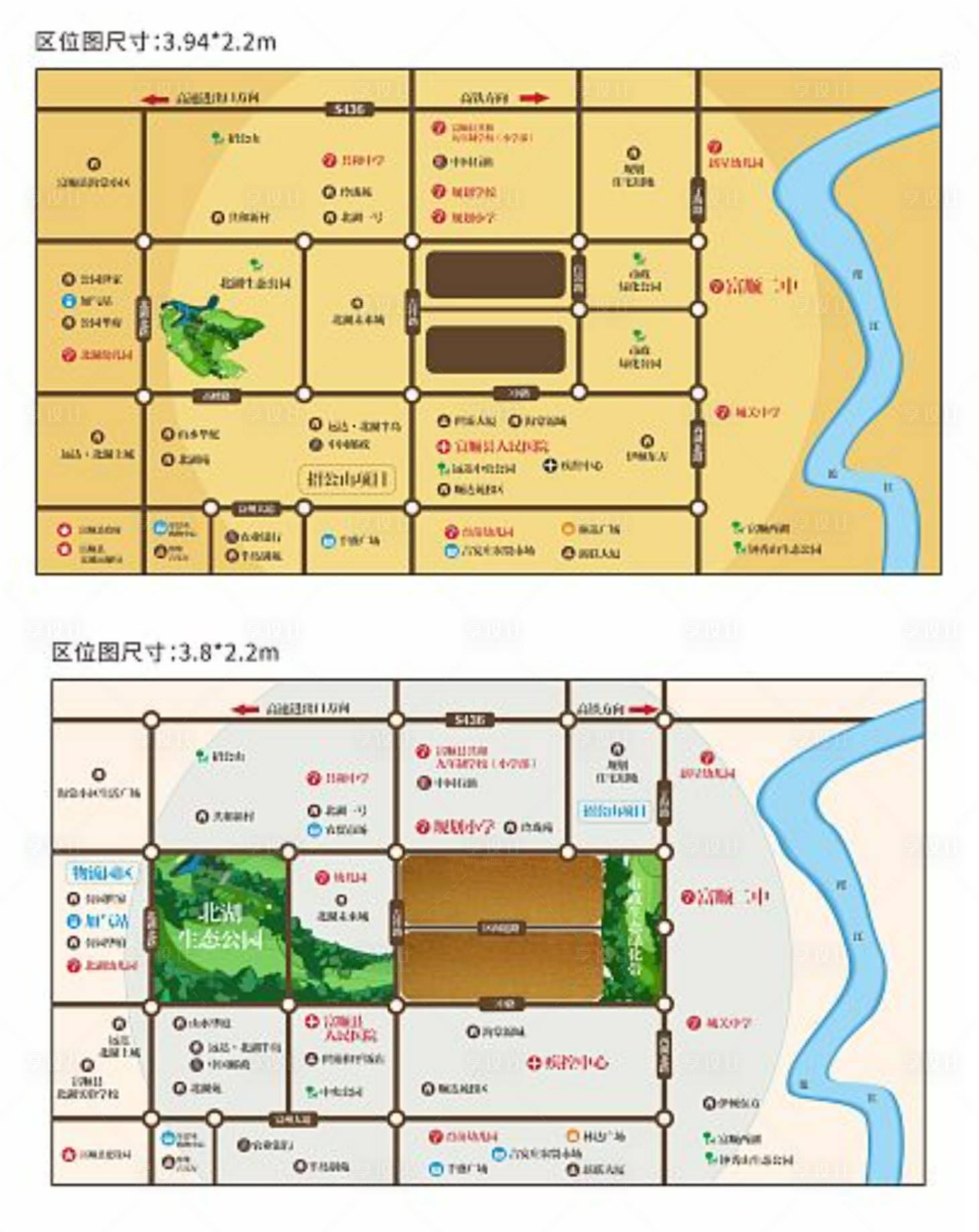 源文件下载【享设计】搜索编号：12370017720963245【区位图海报】
