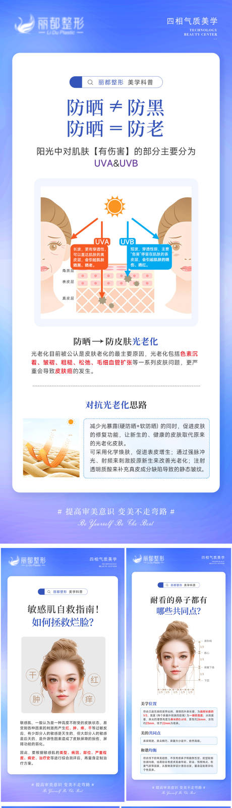 源文件下載【醫(yī)美抗衰科普海報(bào)】編號(hào)：62870017626489143