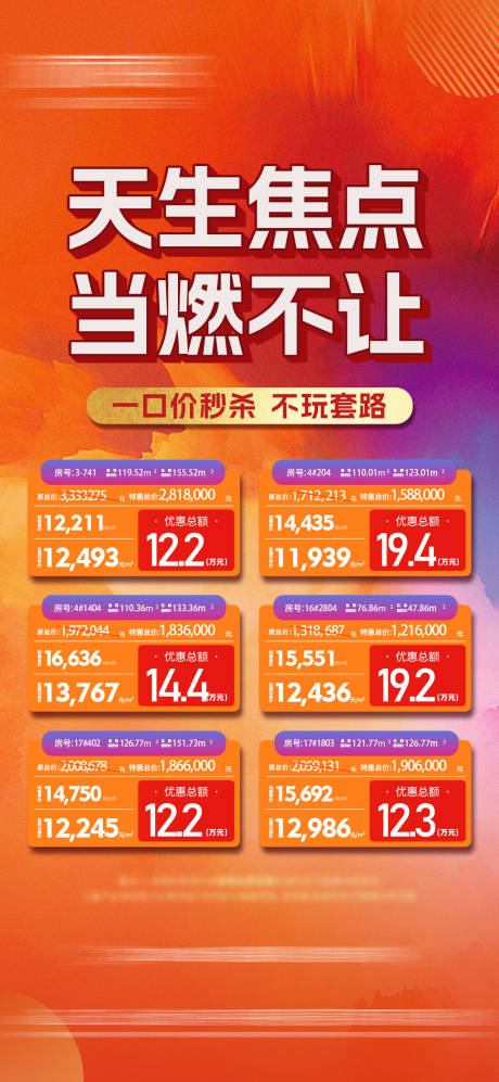 源文件下载【地产一口价海报】编号：95360017453497312