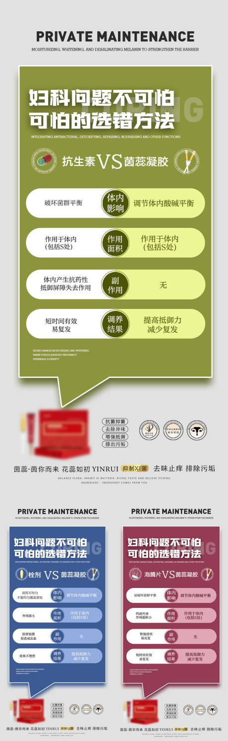 源文件下载【私密养护系列海报】编号：31330017671668239