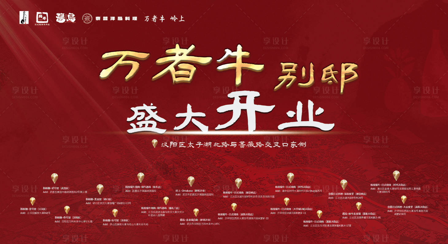 源文件下载【享设计】搜索编号：46640017731052065【开业大吉展板】