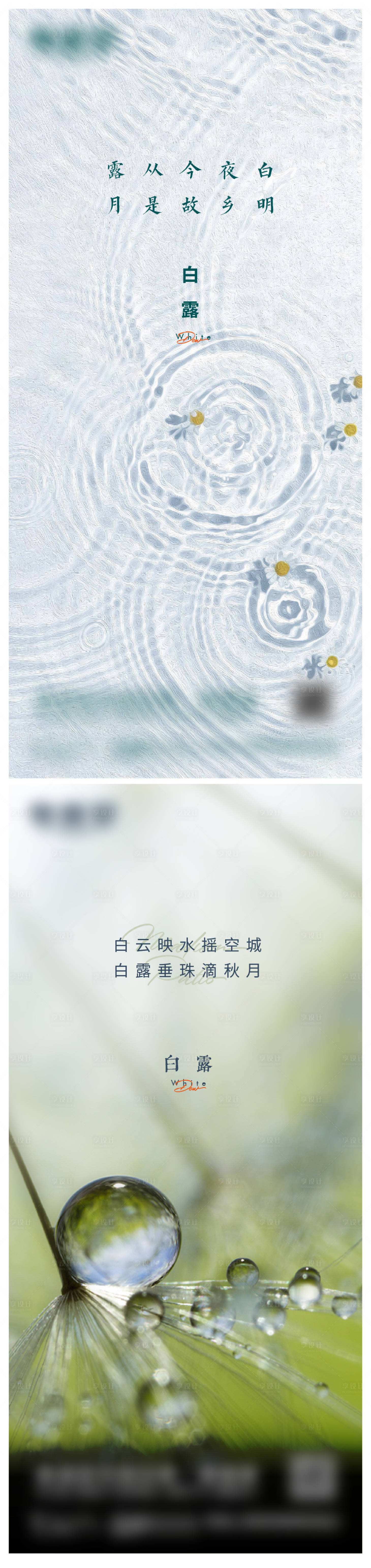 源文件下載【白露海報】編號：90490017724308209