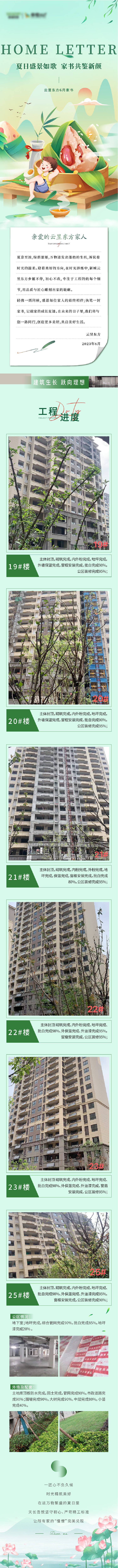 源文件下載【享設計】搜索編號：97130017381925172【地產家書工程進度長圖】