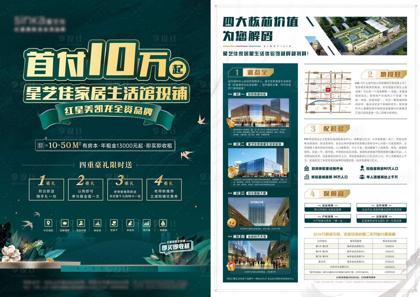 源文件下載【商鋪商業招商DM單頁】編號：85900017694985798