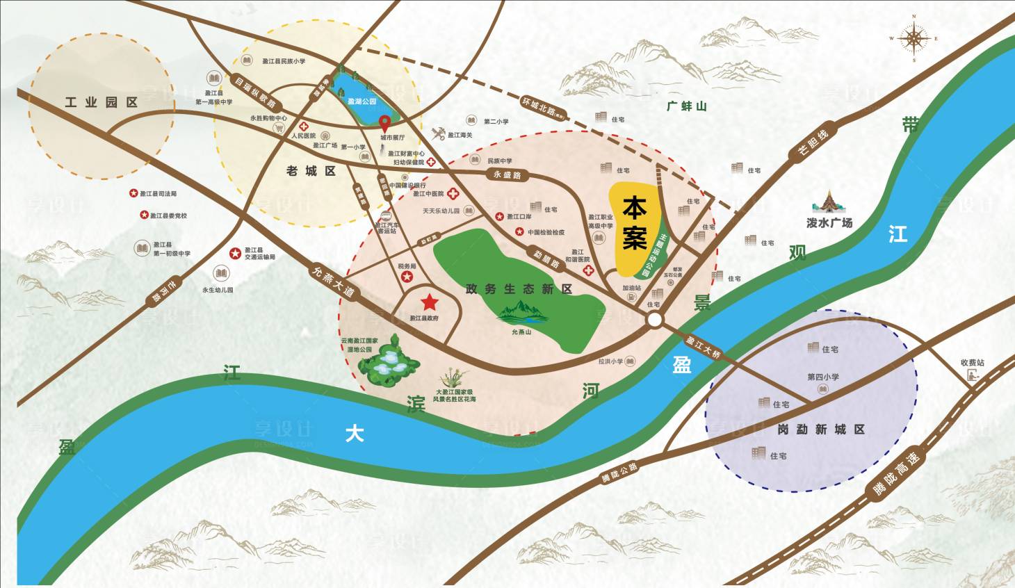 源文件下載【享設計】搜索編號：10760017076121335【區位圖】
