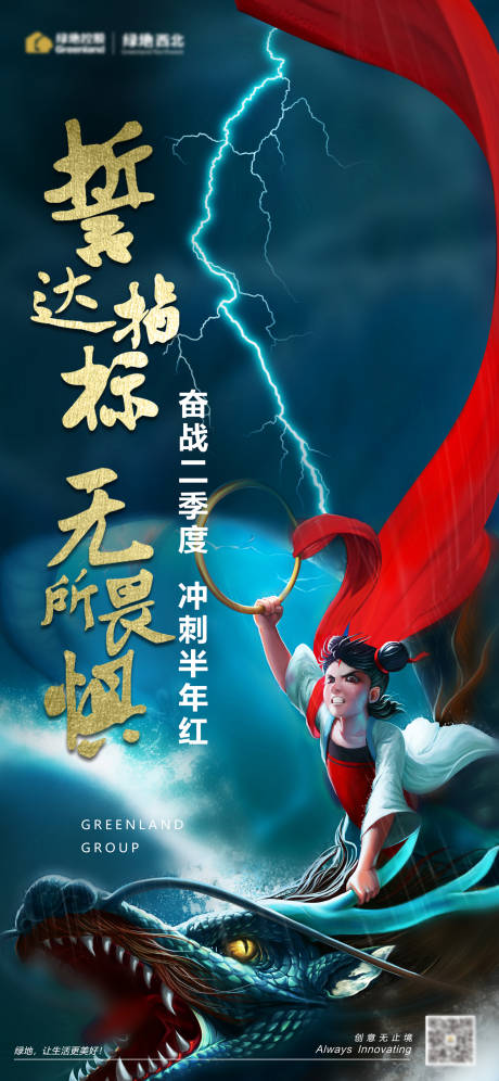 源文件下载【哪吒闹海海报】编号：14470017247571225